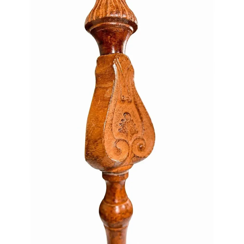 Victorian Cast Metal Candle Pedestal Stand